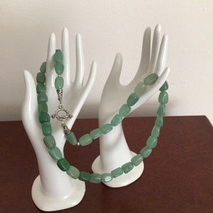 Green aventurine necklace
